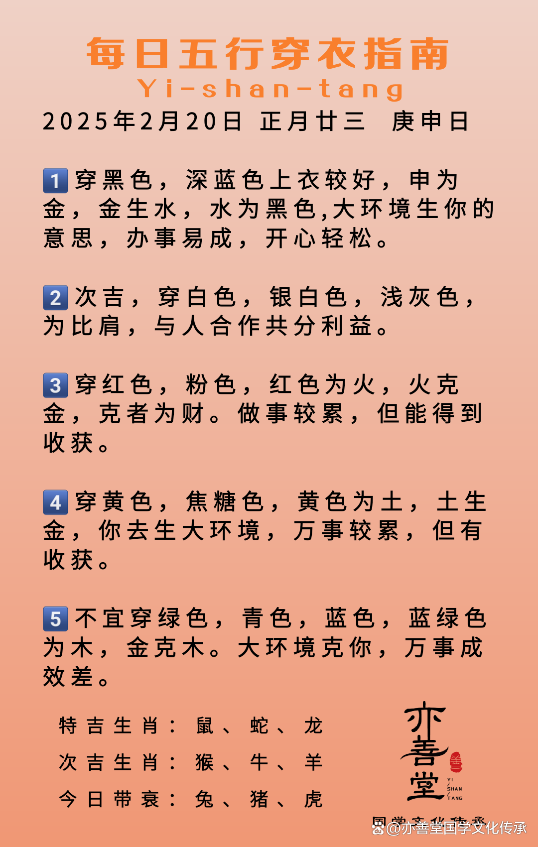 科普展现:五行穿衣旺运（五行穿衣旺运播报）