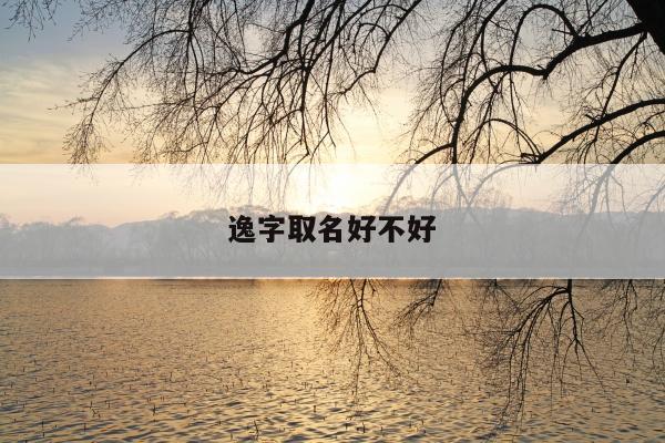 逸字取名好不好