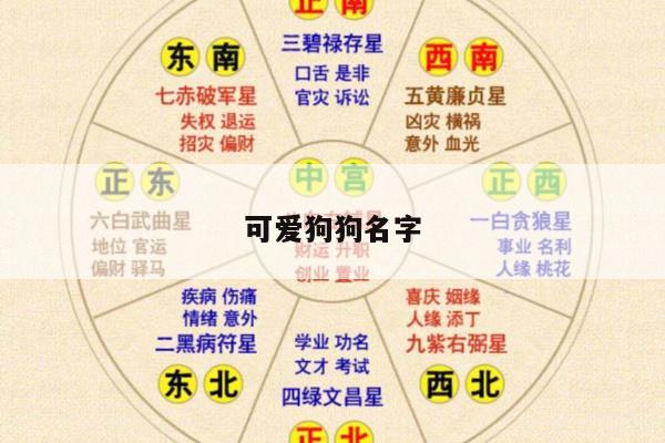 可爱狗狗名字
